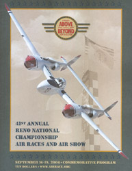 Vintage 1965 Reno Air Races Program Cover Poster - Aviation Memorabilia