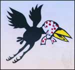 Die Krähe Hans Huckebein ziert das Wappen des LTG 62